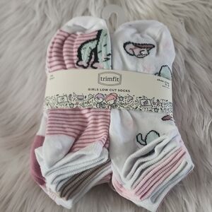 New Trimfit Girls Low Cut Socks, Shoe Sz. 9- 3
